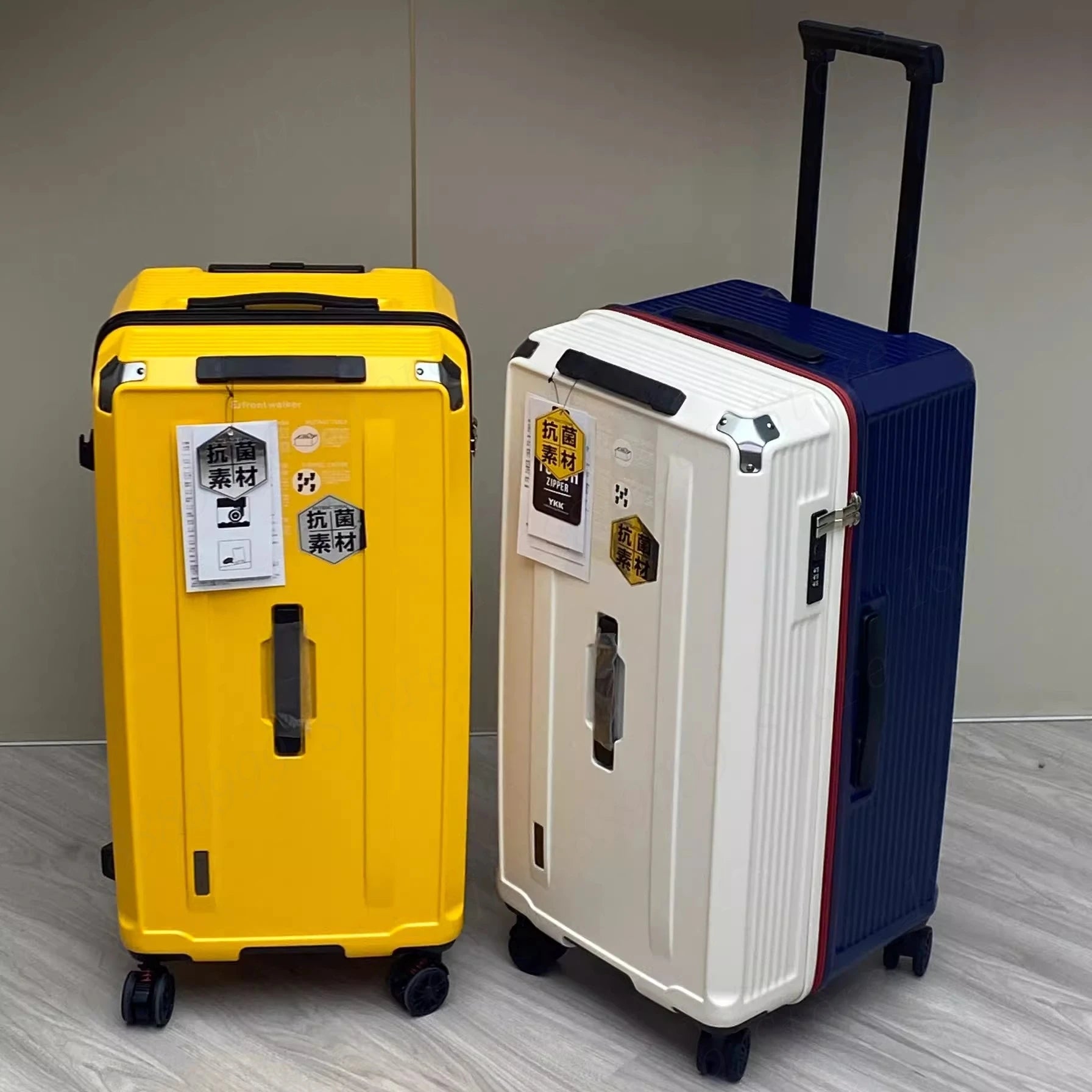 Large Size Suitcase with Five Wheels Brake Luggage Carrier 28 inch PC Material Cabin Trip Suitcase TSA Lock 32/36/50 inches
