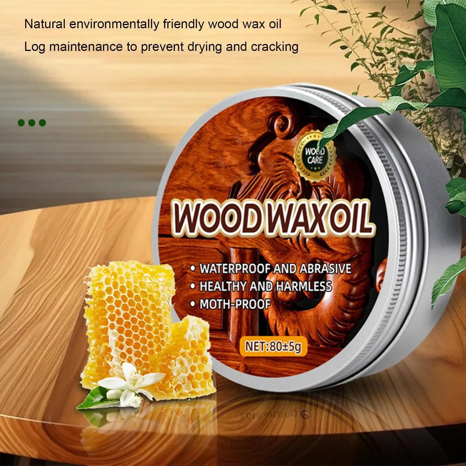 Environmentally Friendly Wood Wax Oil Original Mahogany Furniture Solid Brightening And Moisturizing Oil Wood Floor Renovation