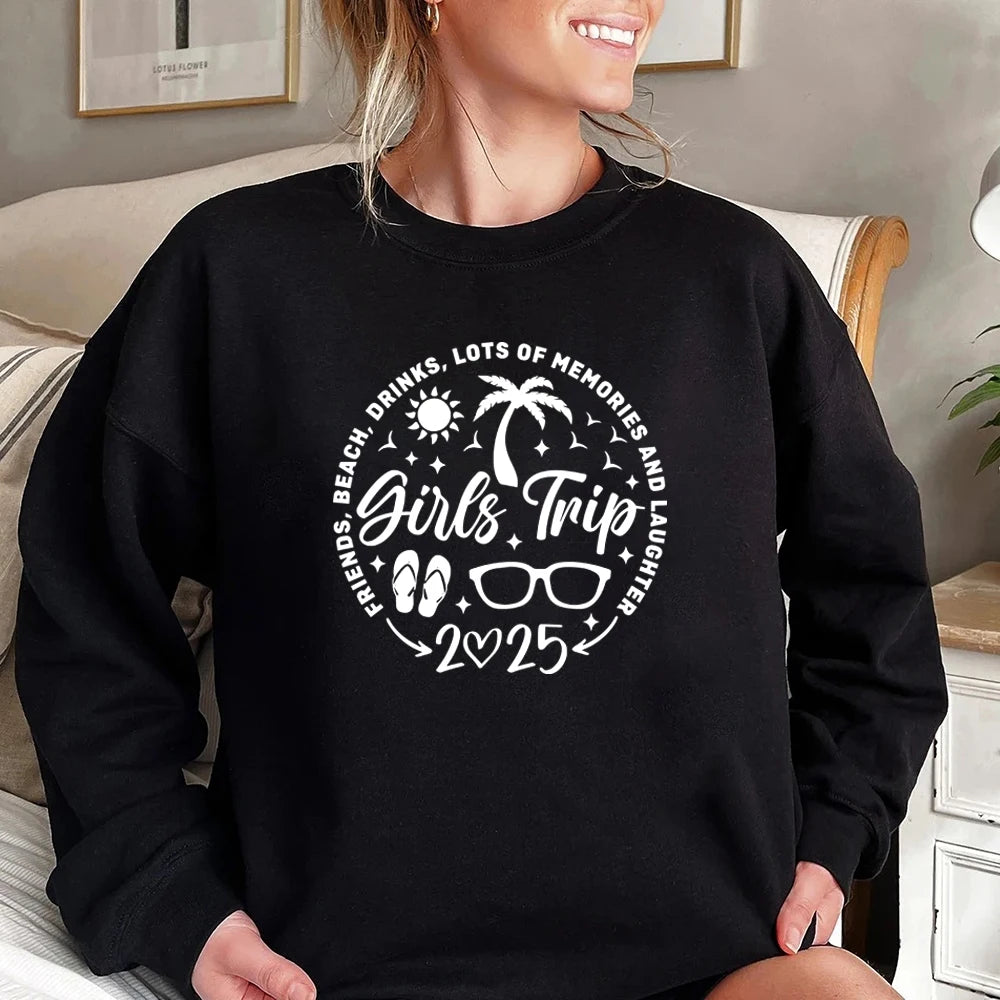 Soft Knit Graphic Print Sweatshirt — Beige | KIMLUD