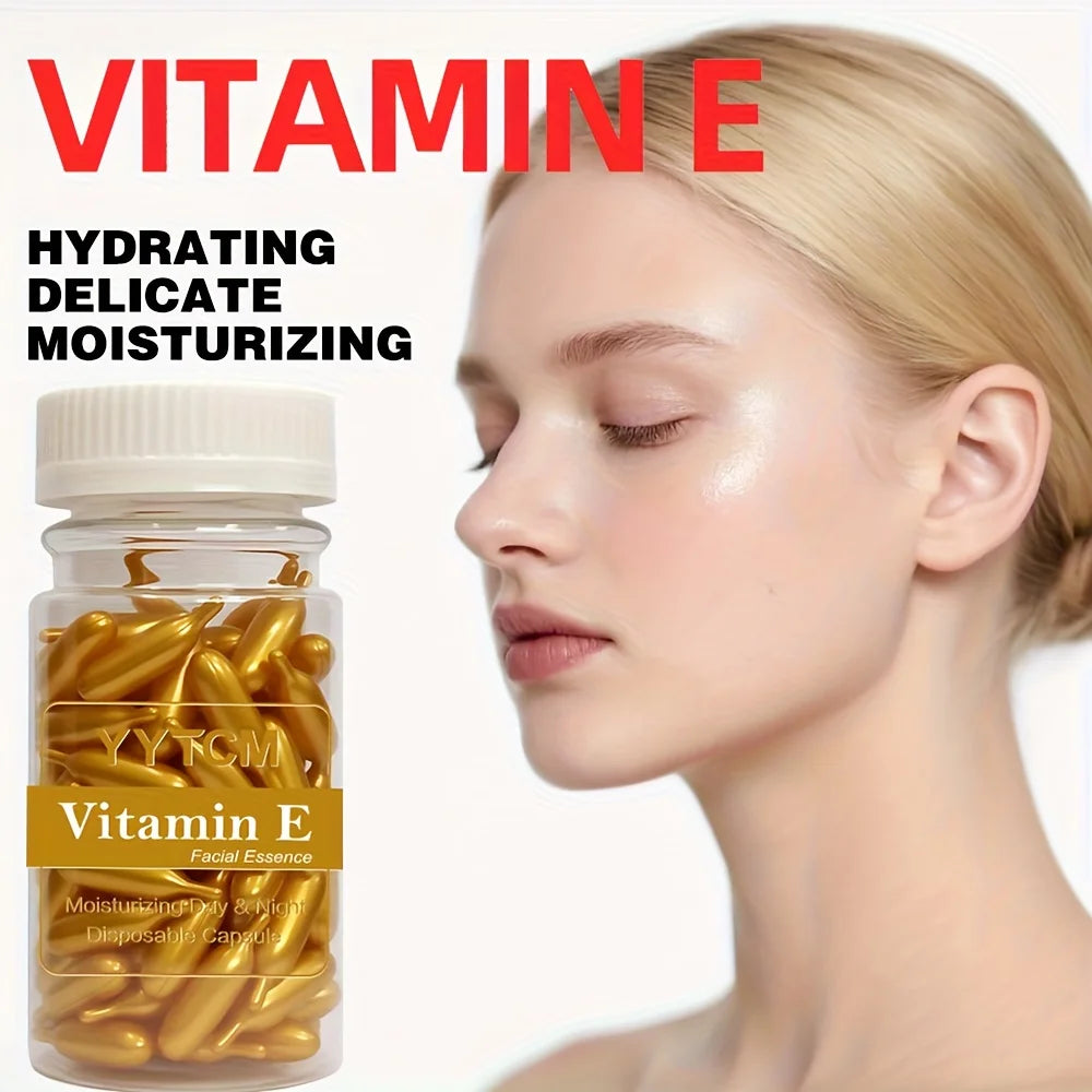 KIMLUD, Vitamin E Serum Capsules, Single-Use Essence Capsules, Hydrating and Moisturizing Facial Skin, 90 Capsules/Bottle - 1 Bottle, KIMLUD Womens Clothes