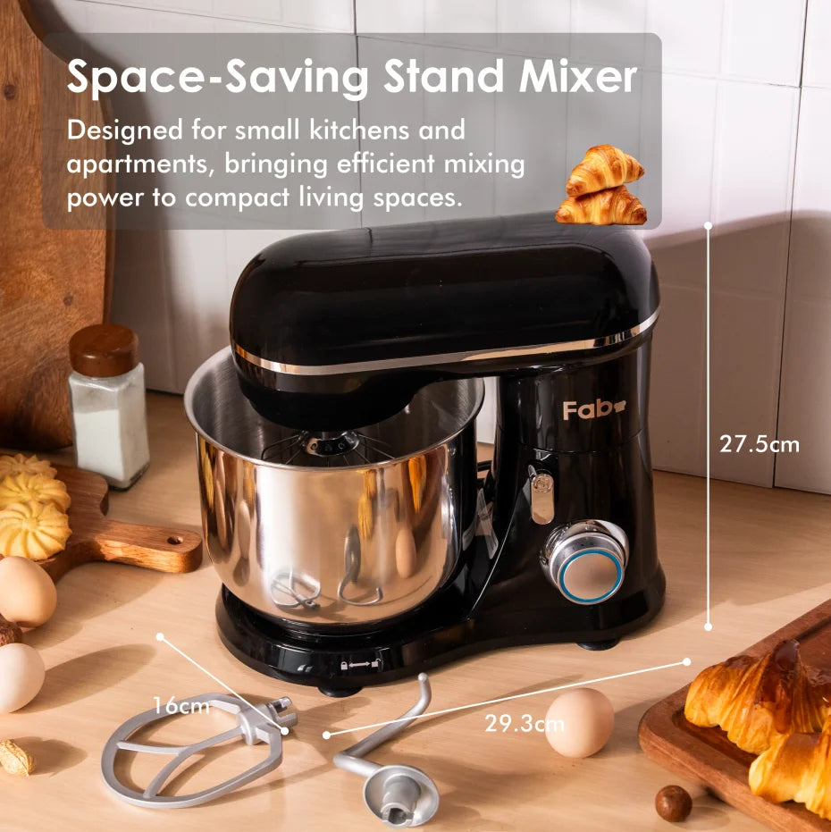 Stainless Steel Stand Mixer 6.5QT Tilt-Head — Black | KIMLUD