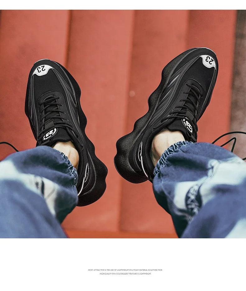 Autumn new high-quality men casual sneakers fashionable and versatile thick-soled comfortable non-slip dad shoes for couples