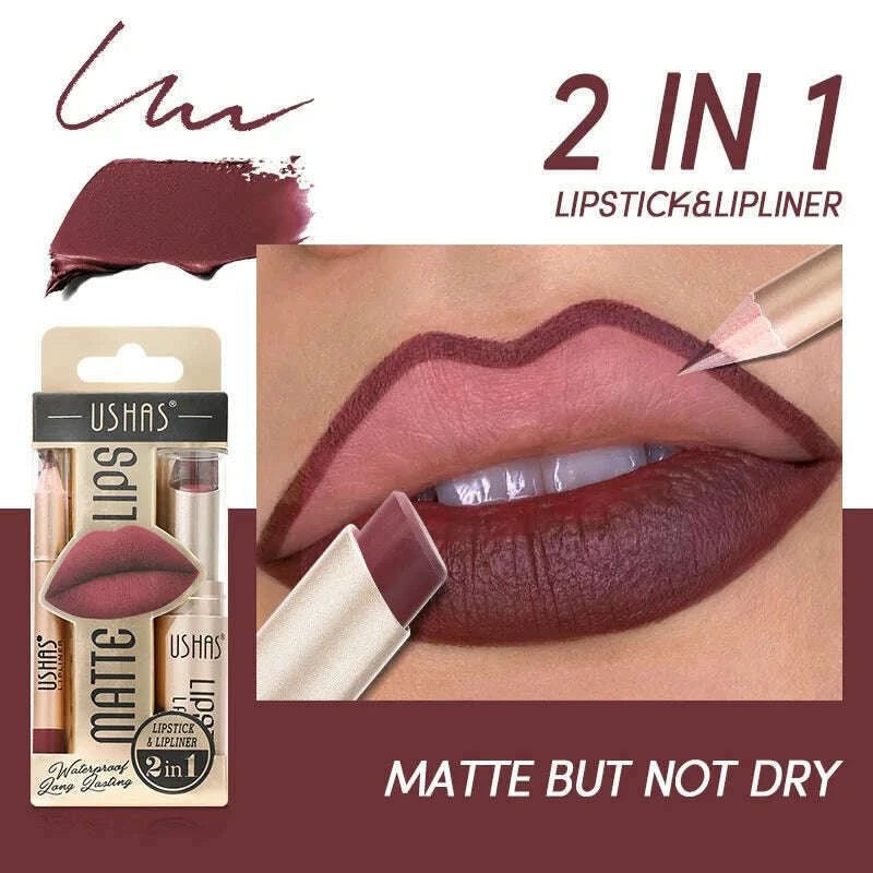 ushas-12-color-lip-liner-lipstick-set-easy-coloring-matte-lipstick-long-lasting-nude-red-lipstick-kimlud-kimlud-33921753