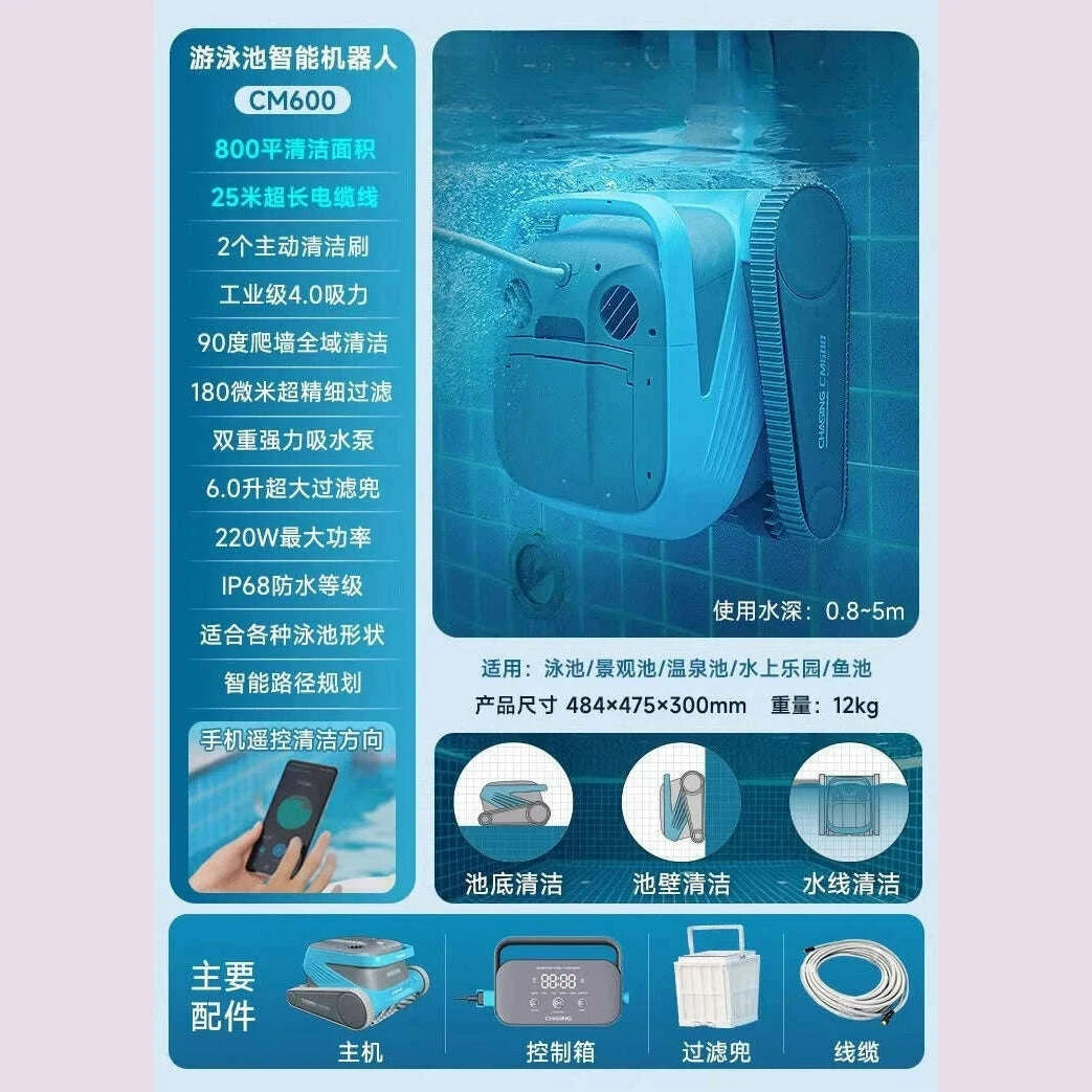 tqh-swimming-pool-automatic-sewage-suction-machine-wireless-intelligent-underwater-cleaning-villa-homestay-pool-underwaterkimlud-womens-fashion-34607271