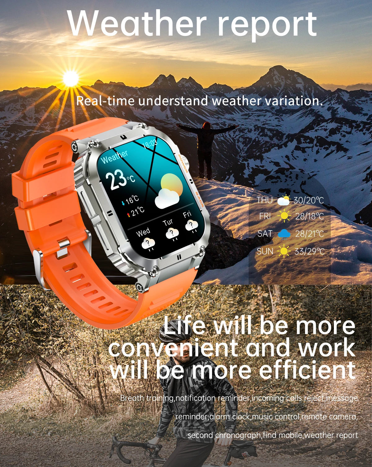 2024 Smart Watch Men's New Bluetooth Call 1.96-inch IPS Square Screen Full View Full Day Heart Rate Detection Sports Smart Watch