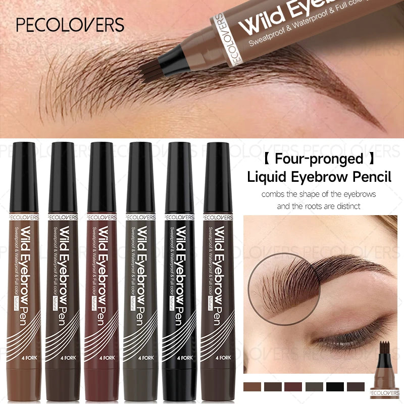 Eyebrow Pen – Long-Lasting Waterproof – Brow Pencil – Brown | KIMLUD