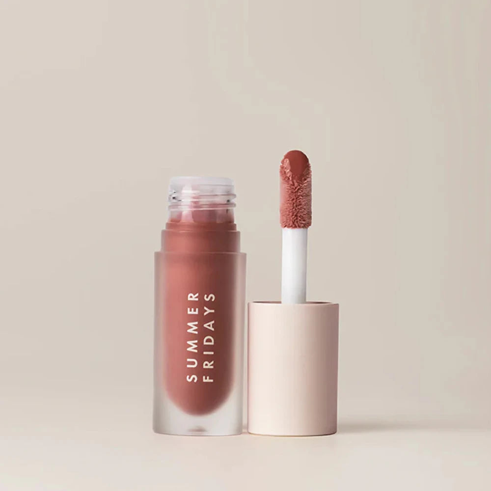 Summer Fridays Lip Balm Moisturizing Mirror Lip Gloss Lip Vanilla Pink Sugar Pink Guava Cake Smell Lipstick Shimmer Oil Makeup