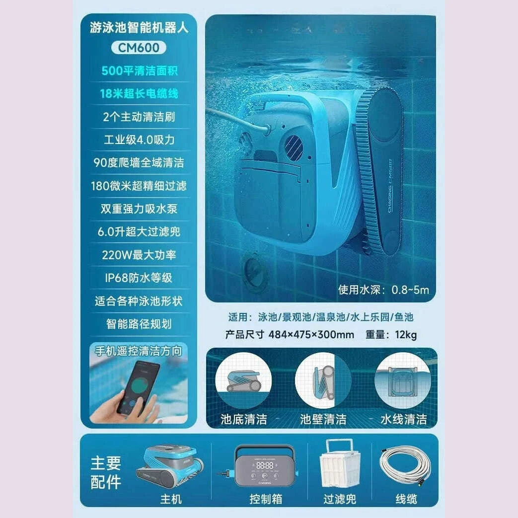 tqh-swimming-pool-automatic-sewage-suction-machine-wireless-intelligent-underwater-cleaning-villa-homestay-pool-underwaterkimlud-womens-fashion-34607272
