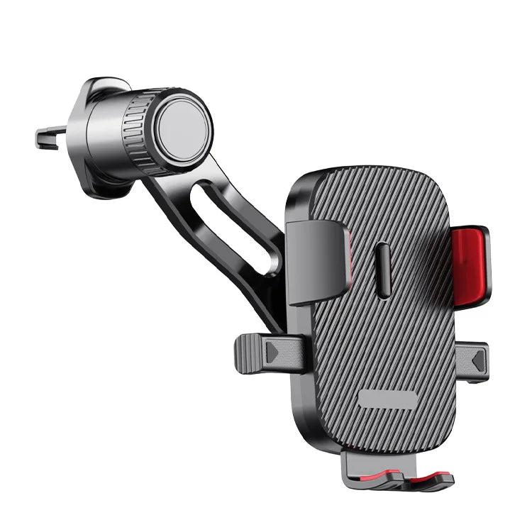 Car Phone Holder New Universal Phone Holder with Hook Clip, Automatic Locking Without Blocking Air Outlet, Car Ventilation
