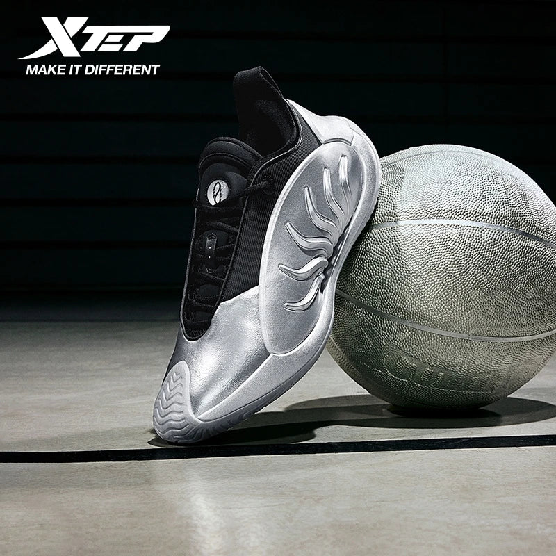 Xtep Sky 2.0 Basketball Shoes 2026 Spring For Man Shock Absorption Non-Slip Comfortable Trendy Sneakers Outdoor 874119120008