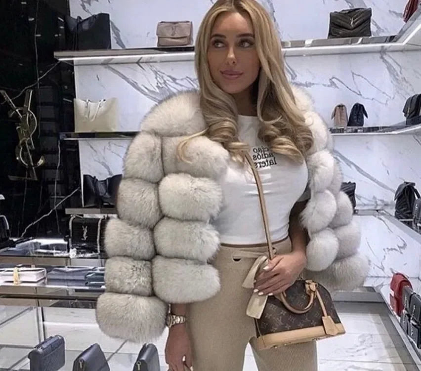 Faux Fur Coats Women Short Coat Jackets Elegant Jacket  Autumn Winter Y2k Furry Outerwear Mom Splice Thick Warm Coffe Coats