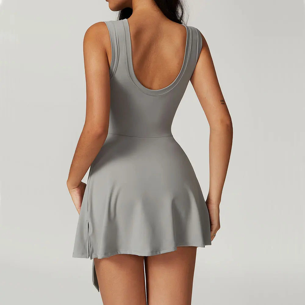 Backless One Piece Romper Jumpsuit Set — Black | KIMLUD