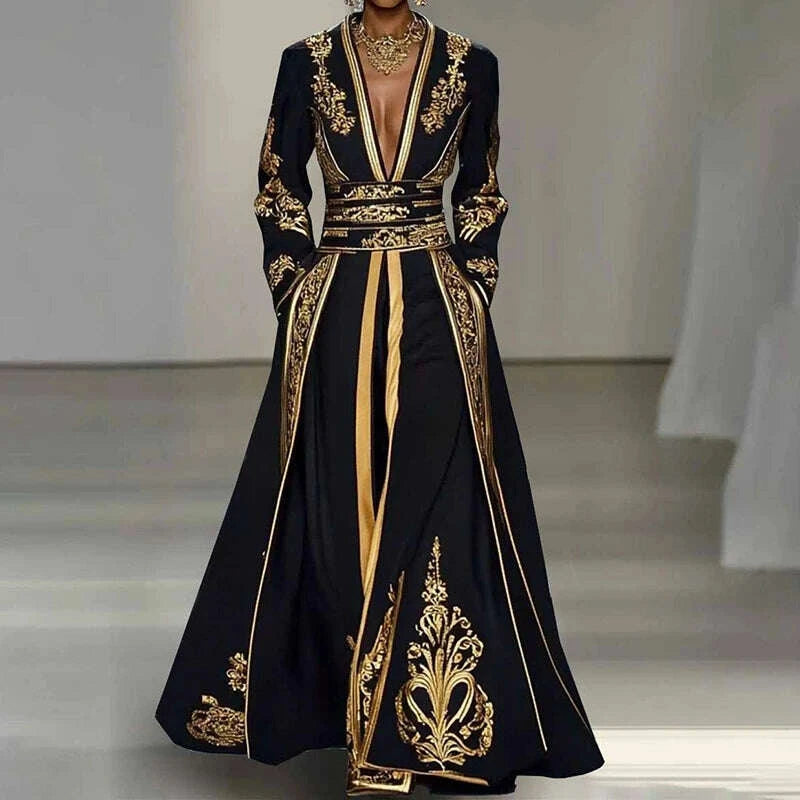 retro-patchwork-printing-fashion-maxi-dress-women-autumn-long-sleeve-chic-party-dress-2025-v-neck-vintage-loose-ladies-dresseskimlud-womens-clothes-35073900