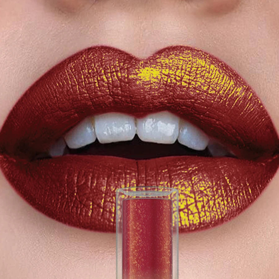 14 Colors Glitter Lip Glaze Hydrating Red Pink Metallic Lip Tint Highly Pigment Lip Gloss Korean Makeup for Women Cosmetics Gift