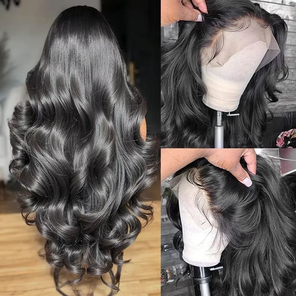 Human Hair Hair Wigs & Extensions Body Wave — Light Brown | KIMLUD