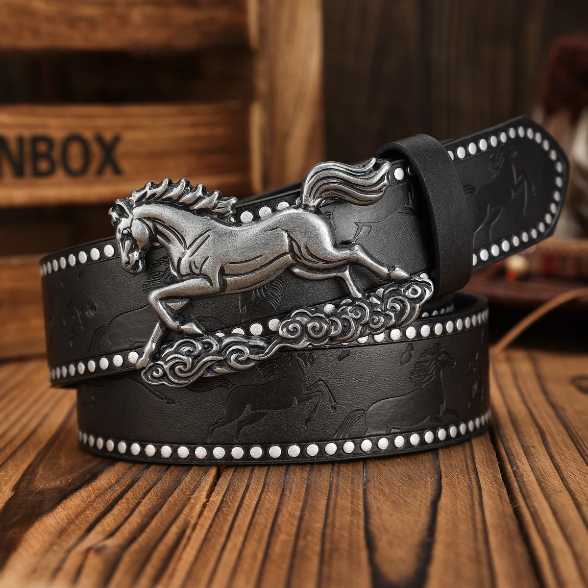 Belt – Unisex PU – Western Denim Retro Style For Daily Casual | KIMLUD