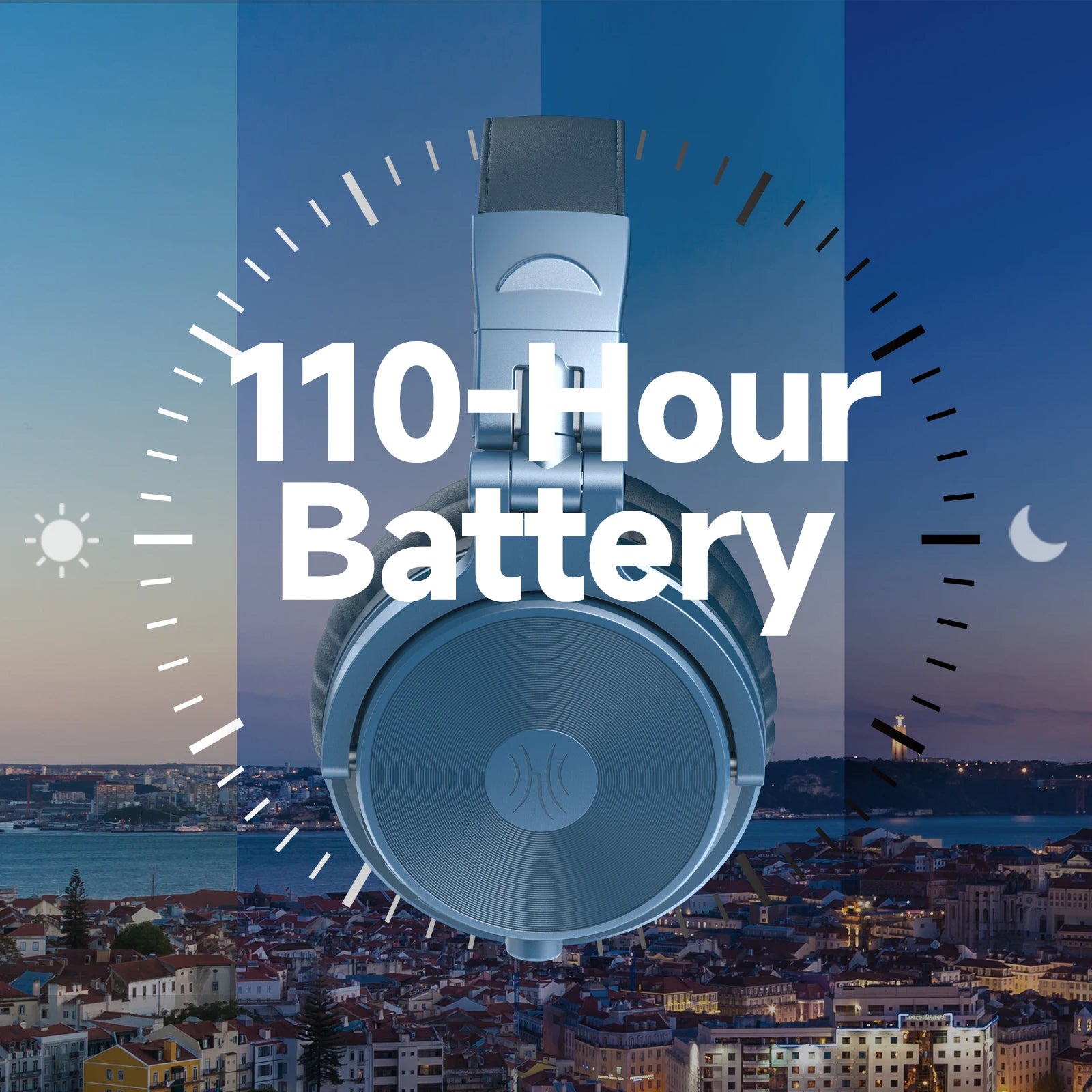 KIMLUD, Oneodio Wireless Bluetooth 5.2 Headset Over Ear Headphones With Microphone 110Hr Hi-Res Stereo Earphone For Phone PC Sports, KIMLUD Womens Clothes