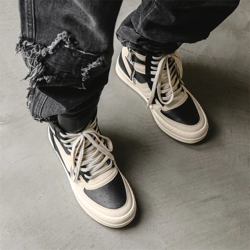 High Top Sneakers – Lace-Up – High Top | KIMLUD