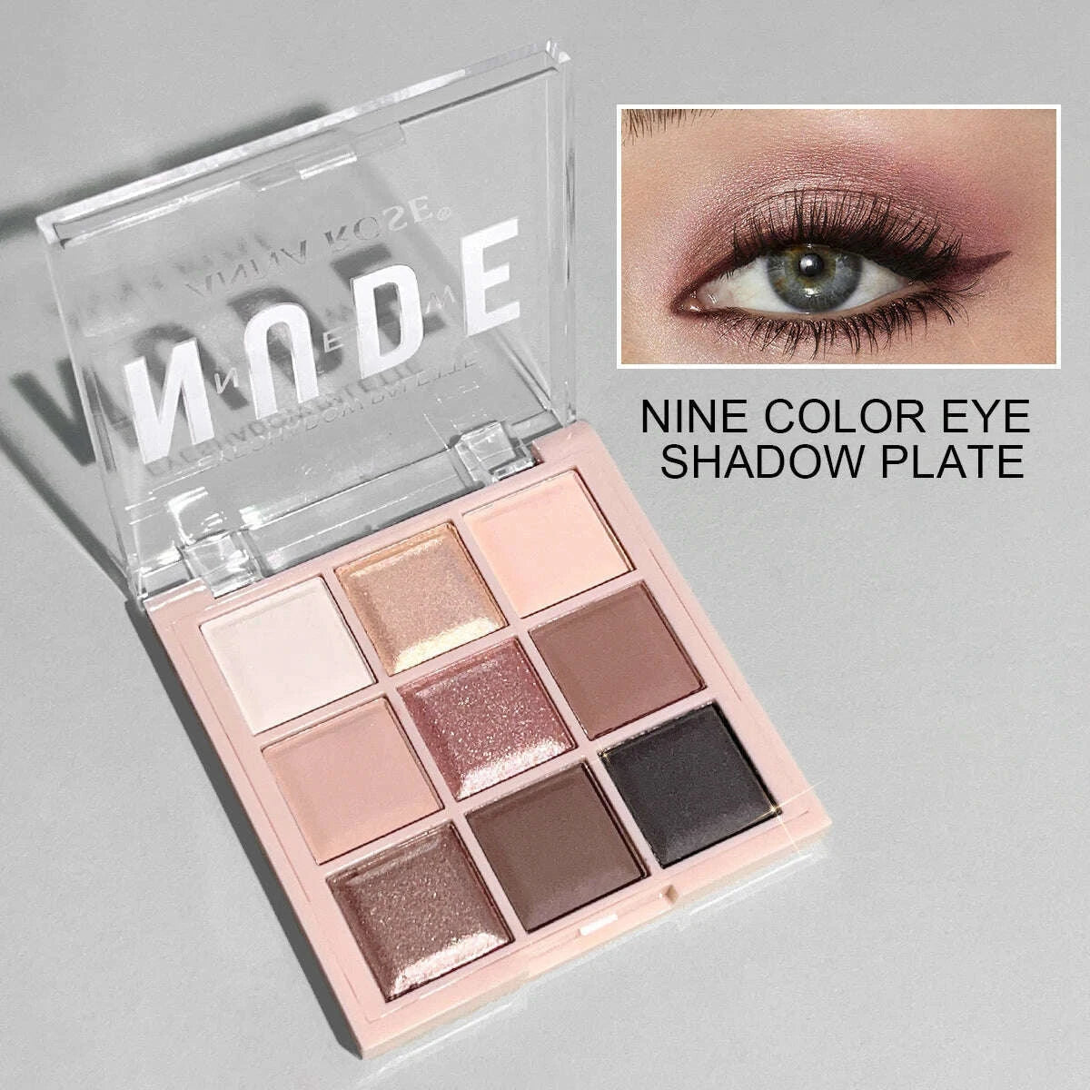 9-color-eyeshadow-palette-with-fine-glitter-shimmer-matte-milk-tea-shades-mini-daily-use-student-friendly-makeup-kimlud-kimlud-33922073