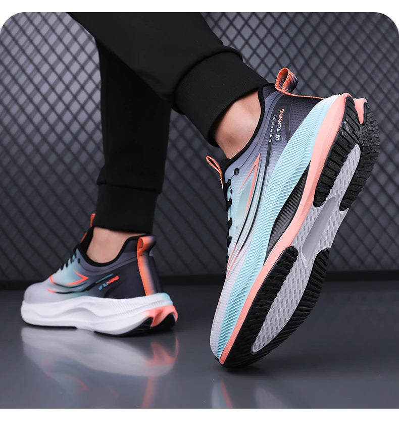 Men's Shoes  Sports Shoes   Shock-Absorbing Breathable Running Shoes Lightweight Sports Casual Comfortable Rebound and Versatile