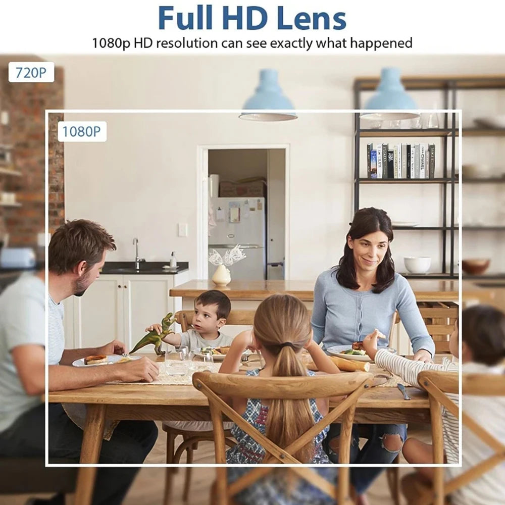 High-Definition Wifi Mini Camera 3 In 1 Take Photos Video & Audio Recording Outdoors Portable Micro Camcorders Loop Recording