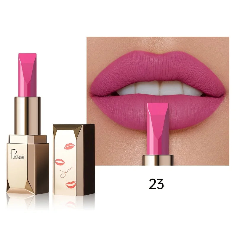 Long Lasting Matte Velvet Lipstick, Waterproof Sweat Resistant Formula, Silky Smooth Lip Color for Everyday & Valentine's Gift