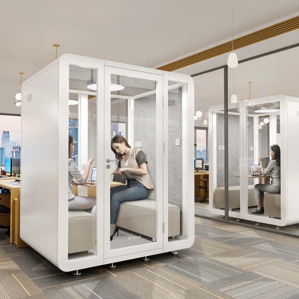 Soundproof Booth - Silent Acoustic Cabin - Steel Frame | KIMLUD