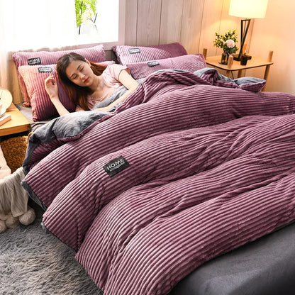 Duvet Cover – Winter Warmth – Velvet | KIMLUD