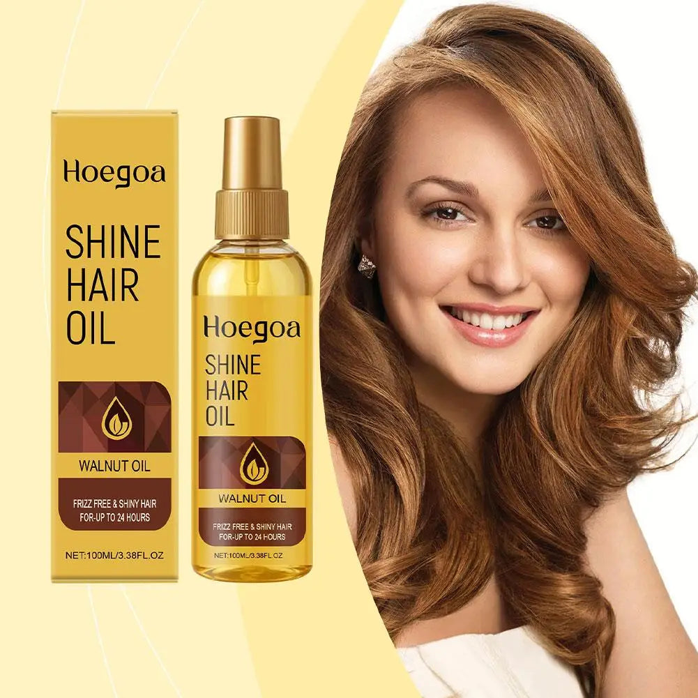 Natural Walnut Oil Promotes Healthy Hair Thickens and Extends Massage Pure Moisturizing Oil For Hair