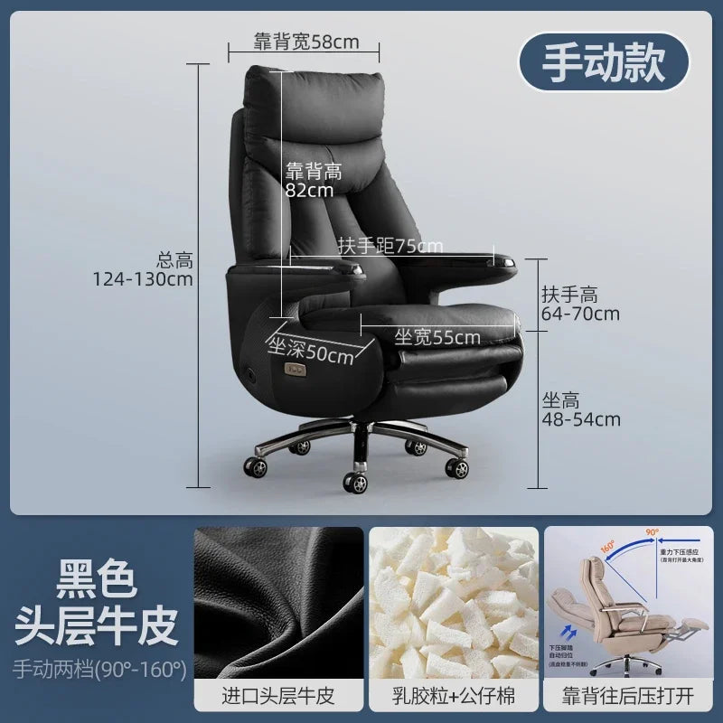 Zero Gravity Executive Chair Ergonomic Rolling — Taupe | KIMLUD