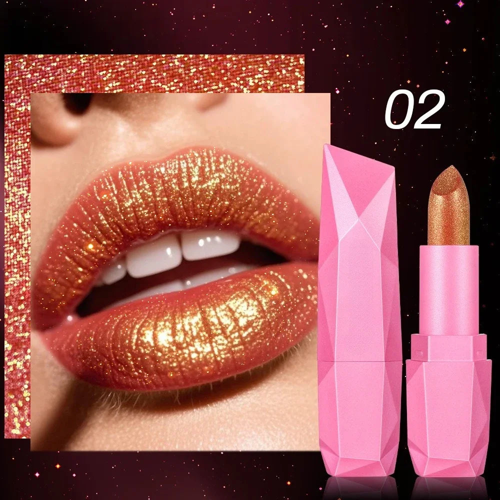 Lipstick – Glitter Lipstick Hydrating Formula – Lip Color | KIMLUD