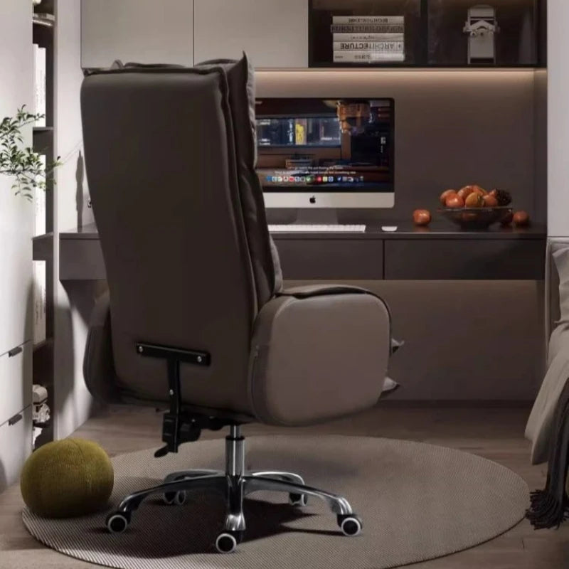 comfortable sedentary Boss chair office business ergonomic Computer chair on wheels Relax bureaustoel ergonomisch Furniture