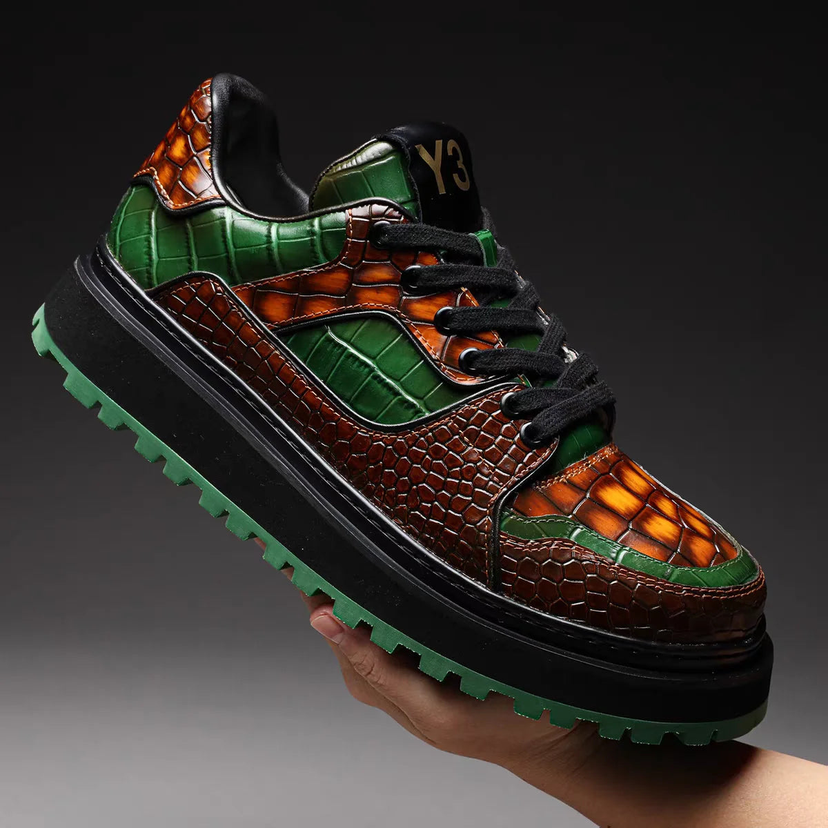 Men's Casual Shoes – Height Increasing Platform – Calf Leather | KIMLUD