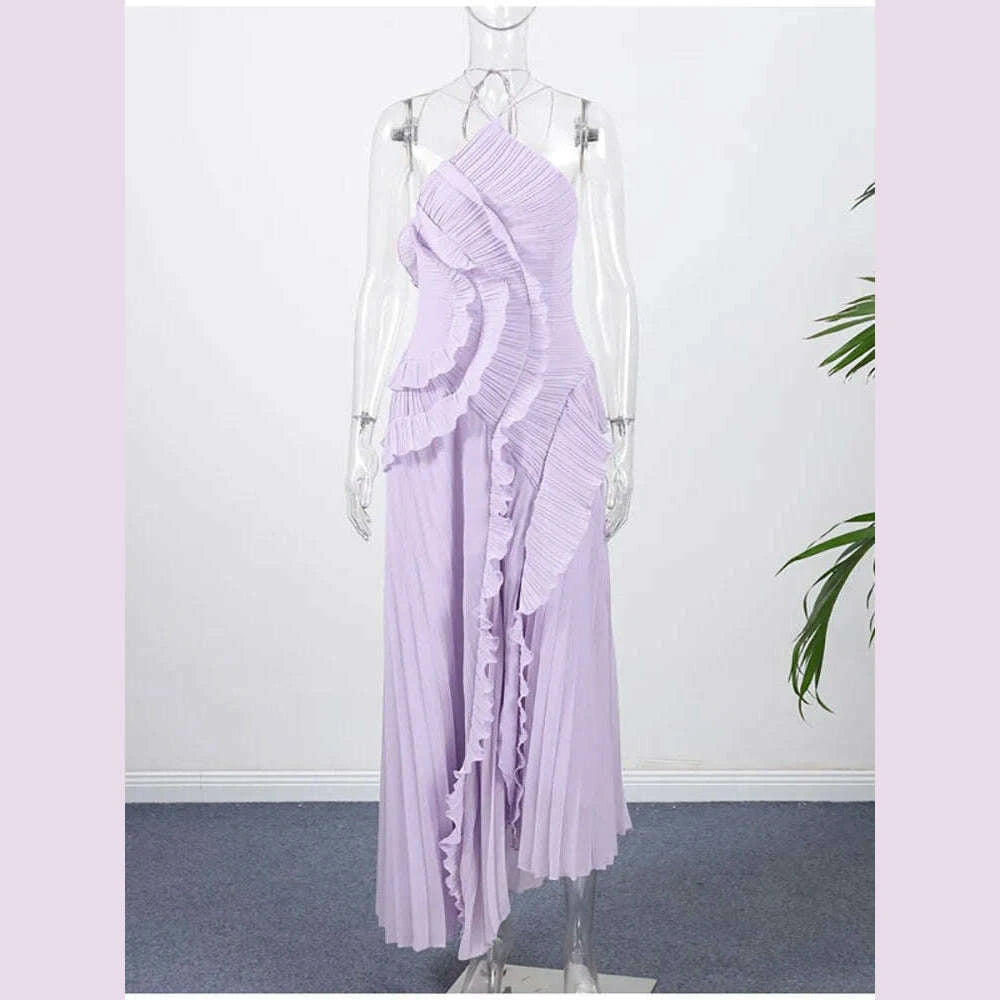 sexy-halter-neck-pleated-ruffled-long-dress-women-pink-sleeveless-backless-lace-up-folds-slim-dresses-evening-party-gownskimlud-womens-fashion-34600154