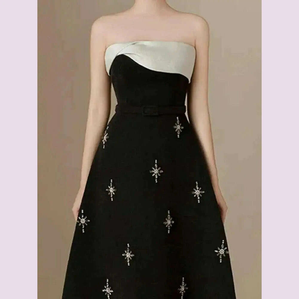 deat-elegant-dress-spliced-diamonds-contrast-color-strapless-sleeveless-womens-party-dresses-2024-autumn-new-fashion-15c159-kimlud-kimlud-33917115