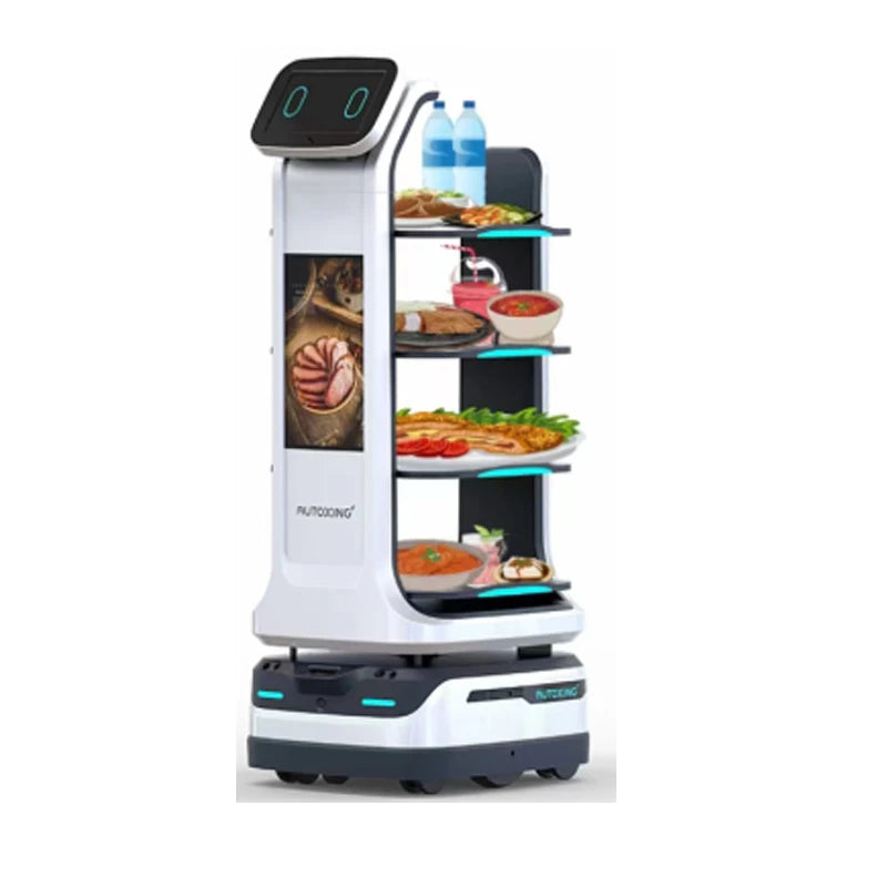 Customized AI Reception Robot Welcoming Robot Commercial Service Robot Delivery Robots Serving Robot for Cafe and Restaurant