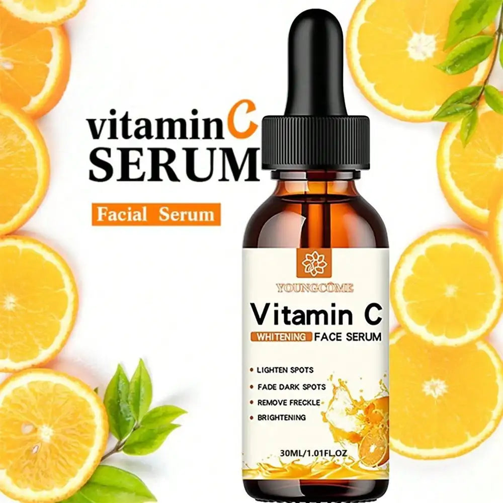 Vitamin C Facial Essence Hyaluronic Acid Brightening Hydration — Citrus Orange | KIMLUD