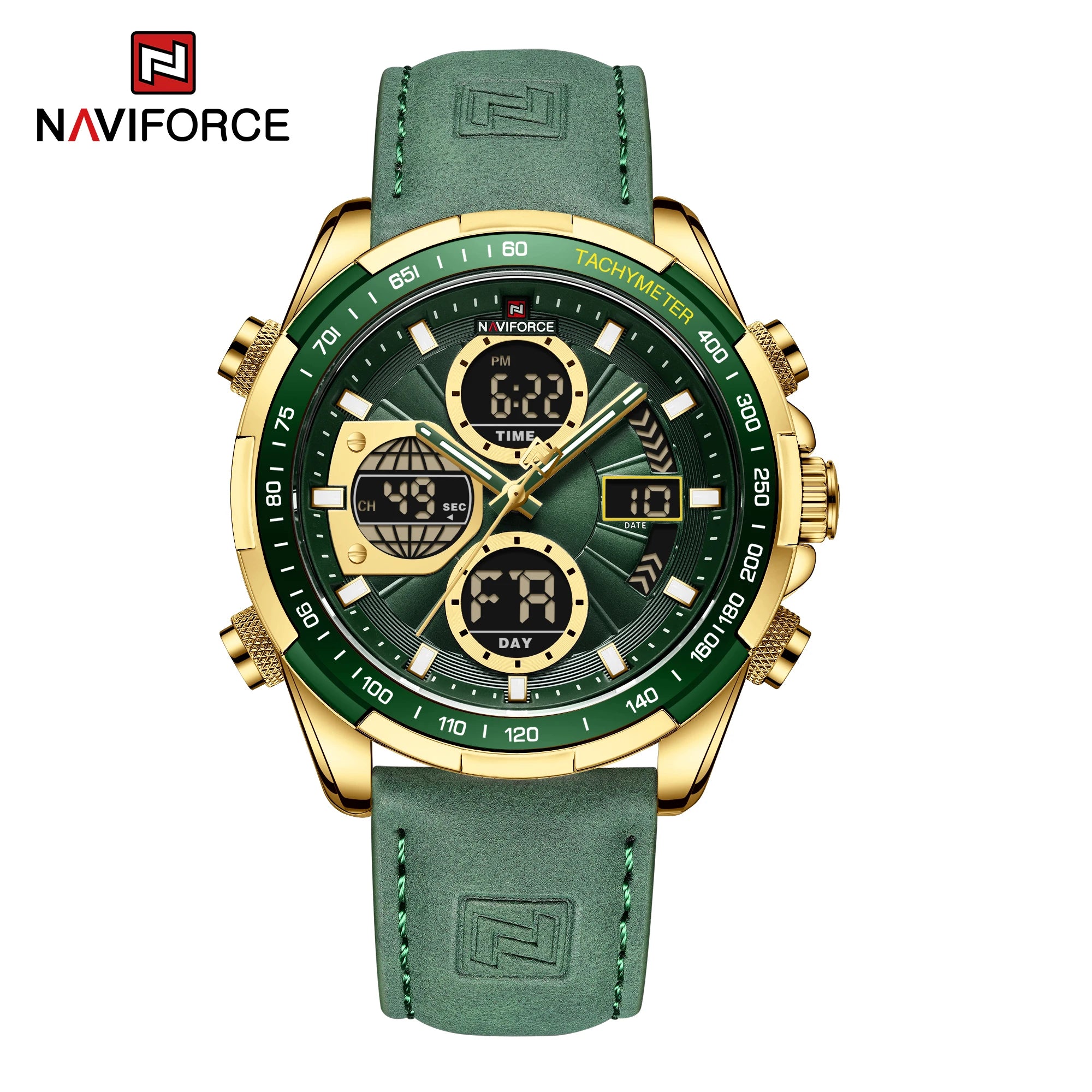 NAVIFORCE Fashion Military Watches for Men Luxury Original Sports Chronograph Watch Waterproof Quartz Clock Digital WristWatch