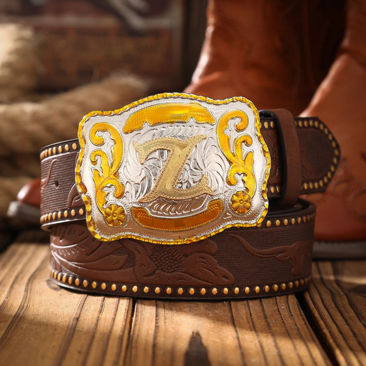 Vintage PU Leather Western Solid Belt — Black | KIMLUD