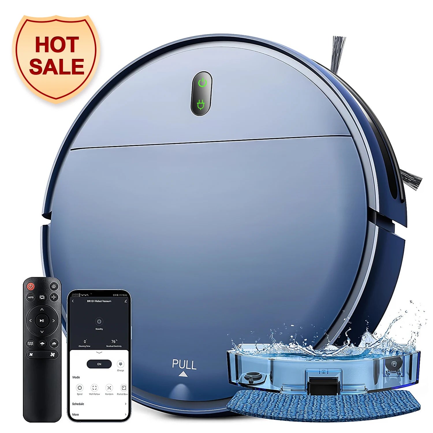 2021 GOOVI Smart Robot Vacuum Cleaner Automatic Sweeping And Mopping Cleaning Vacuum Cleaner Robot