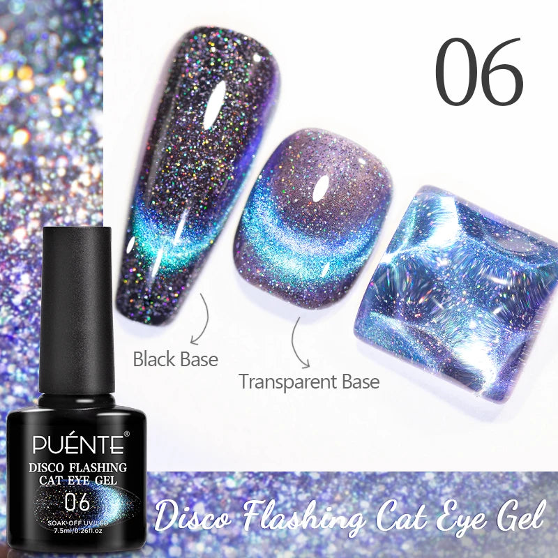Reflective Glitter Gel Nail Polish Multidimensional Holographic Sparkle, UV-Curable Finish — Pink Lilac | KIMLUD