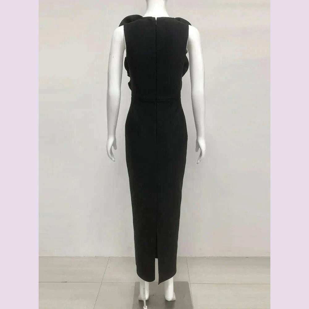 chic-women-celebrity-sexy-deep-v-neck-flower-black-maxi-long-bandage-bodycon-dress-2025-elegant-evening-club-party-outfit-kimlud-kimlud-33914744