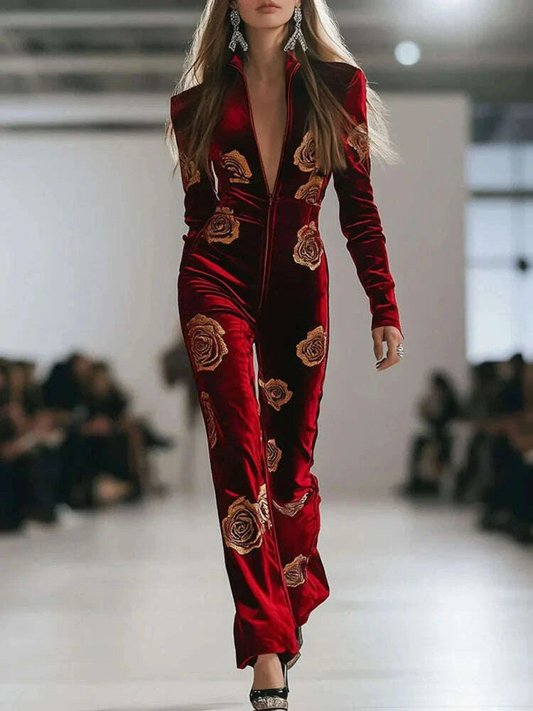 elegant-velvet-zipper-jumpsuits-for-women-floral-printed-decor-long-sleeve-jumpsuit-romper-outfits-2025-autumn-female-chic-suitskimludkimlud-35558532