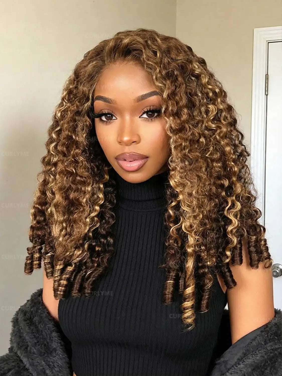 Half Wig – 3 In 1 Drawstring Glueless – Remy Human Hair – Long | KIMLUD