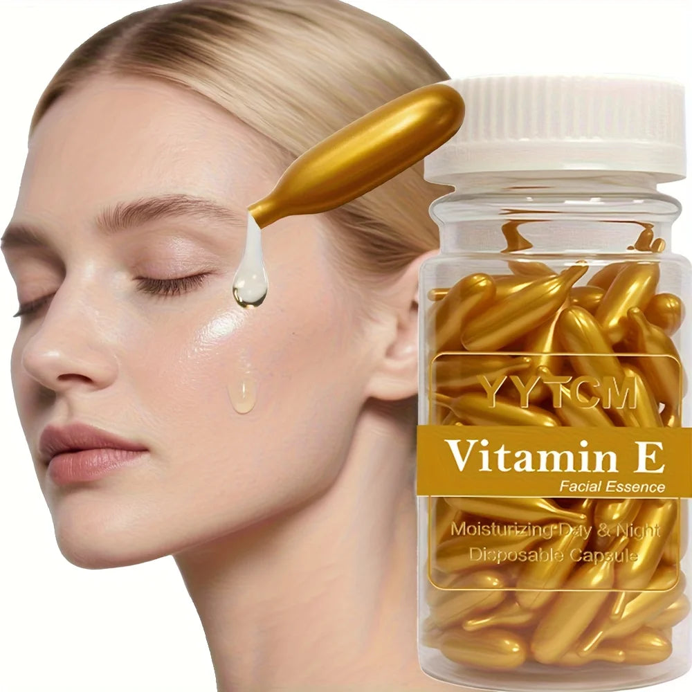 KIMLUD, Vitamin E Serum Capsules, Single-Use Essence Capsules, Hydrating and Moisturizing Facial Skin, 90 Capsules/Bottle - 1 Bottle, KIMLUD Womens Clothes