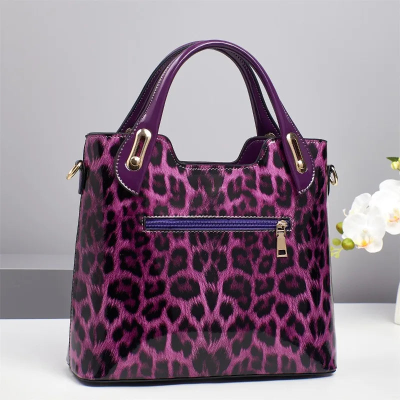 Crossbody Bag – Large Capacity – Patent Leather | KIMLUD
