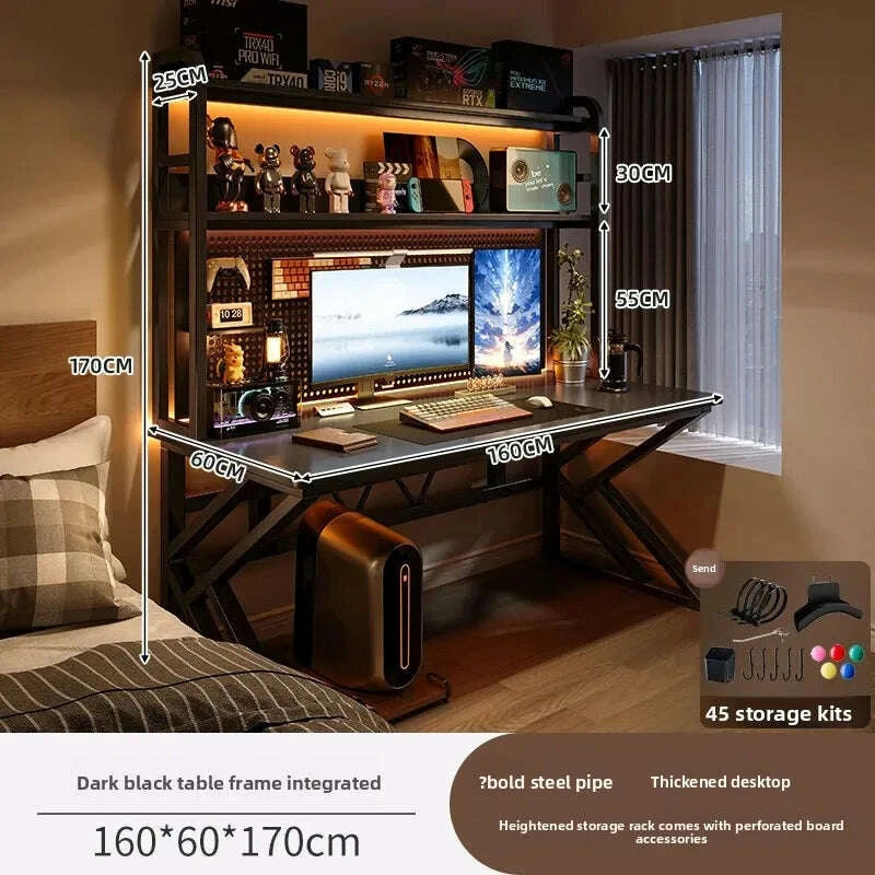 ergonomic-gaming-desk-with-built-in-bookshelf-cable-management-system-compact-computer-desk-for-small-spaces-bedroom-homekimludkimlud-35572292