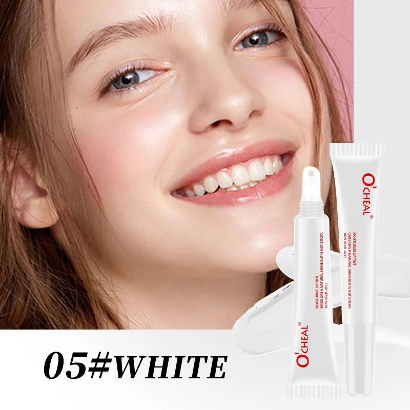 OCheal 5 colors Moisturizing Lip Mask Glaze Colored Lipstick Glass Colored Lip Gel Lip Balm Lipstick Lip Color Mouth Beauty