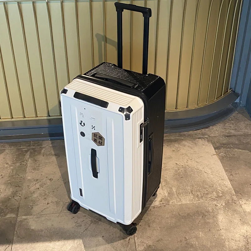 High-Quality Polycarbonate Travel Luggage — Black | KIMLUD
