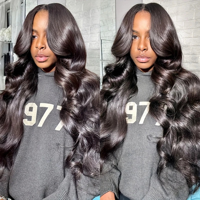 Loose Body Wave Human Hair Wigs 40 Inch 5x5 Glueless Wigs Ready To Wear 100% Human Hair 200 Density Glueless Brazilian Wigs sale